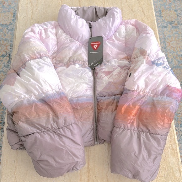 New Free People Movement In a Bubble Shine Puffer Jacket Primaloft. M - Picture 2 of 13